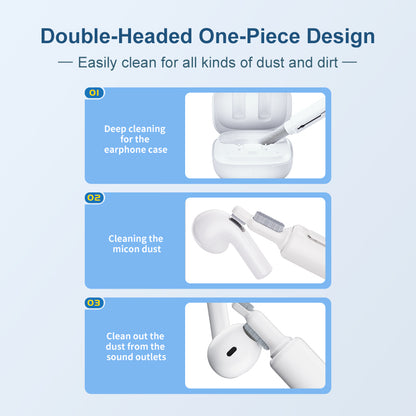 Earbuds Cleaning Pen Retractable Dual Tip