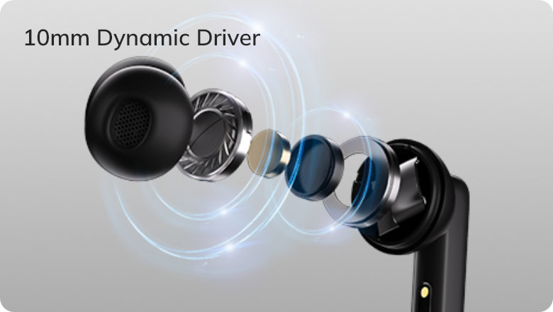 10mm Dynamic Driver In-Ear Earbuds - High-Quality Sound Technology