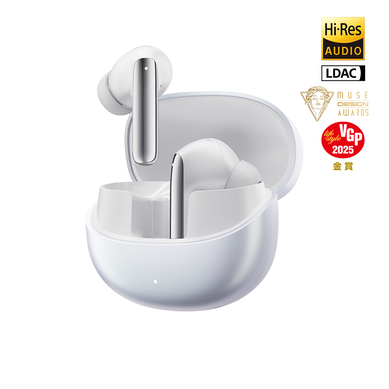 QCY MeloBuds Pro Wireless Earbuds, 46dB Hybrid ANC, Hi-Res & LDAC