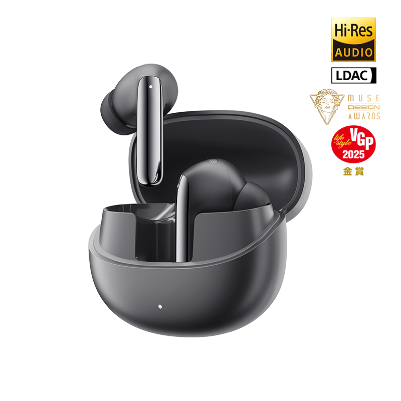 QCY MeloBuds Pro Auricolari wireless con ANC ibrido a 46 dB, audio Hi-Res e supporto LDAC