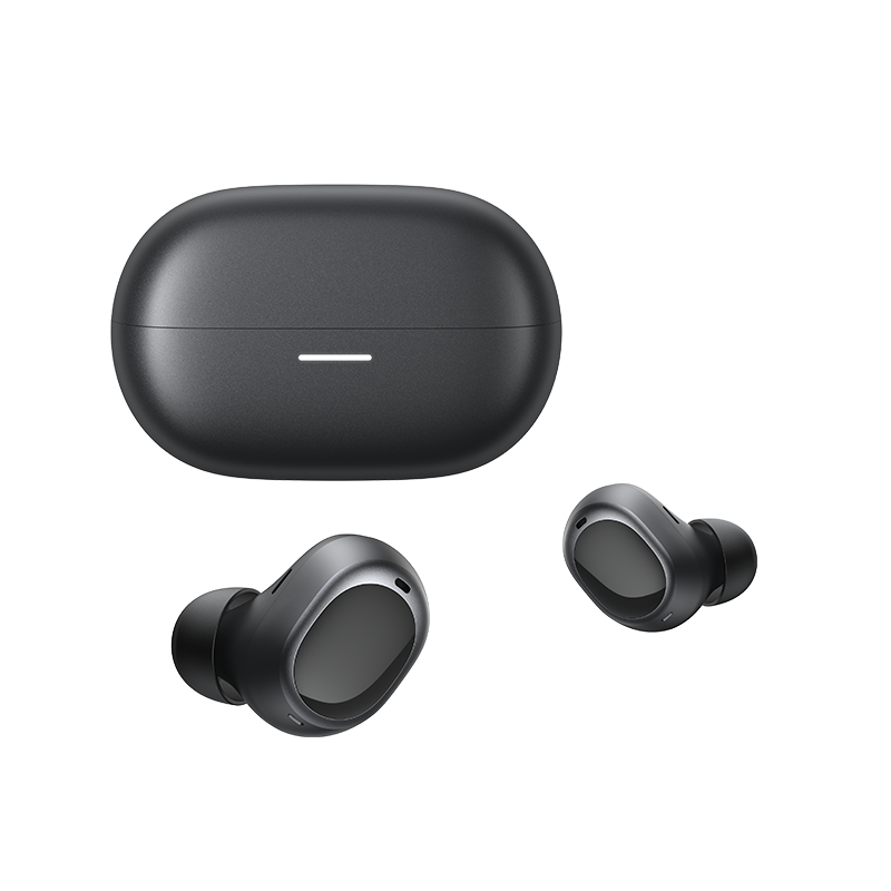 MeloBuds A30 wireless earbuds with sleek black design and compact charging case, perfect for on-the-go audio.