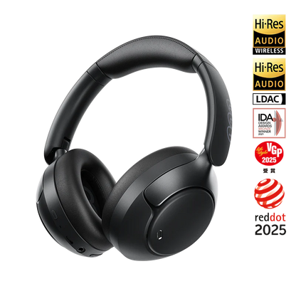 QCY H3 Pro Wireless Headphones, 50dB Hybrid ANC, Hi-Res & LDAC