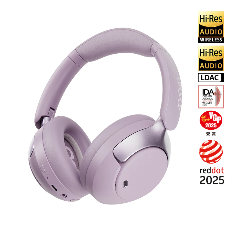 QCY H3 Pro Wireless Headphones, 50dB Hybrid ANC, Hi-Res & LDAC