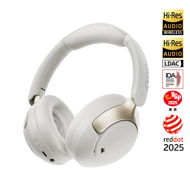 QCY H3 Pro Wireless Headphones, 50dB Hybrid ANC, Hi-Res & LDAC