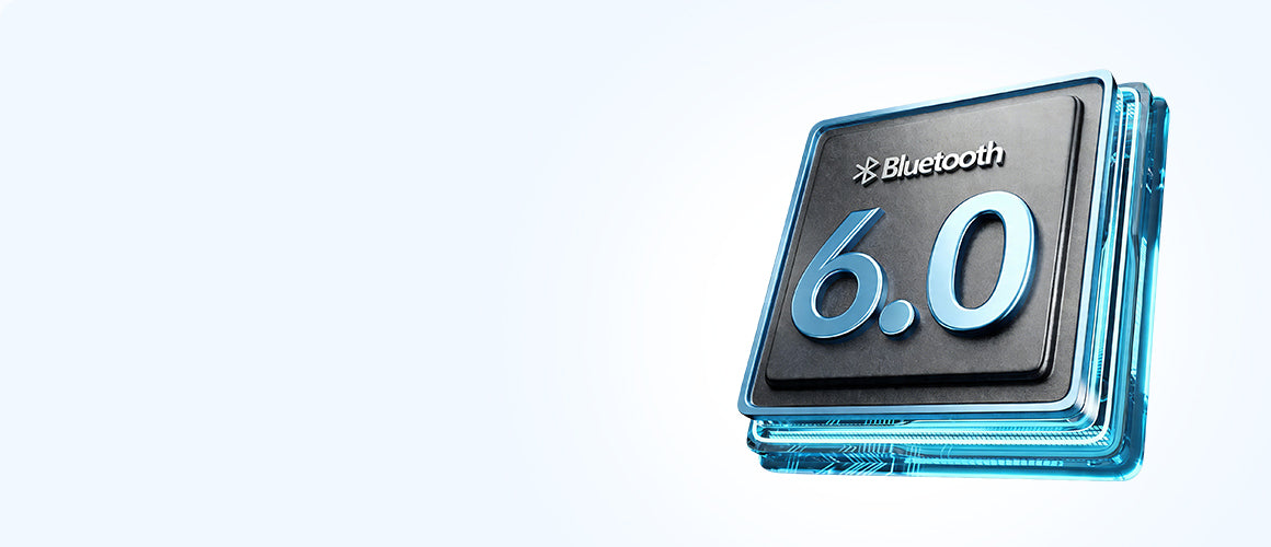 Bluetooth 6.0 wireless technology chip for fast, stable connectivity in modern devices.