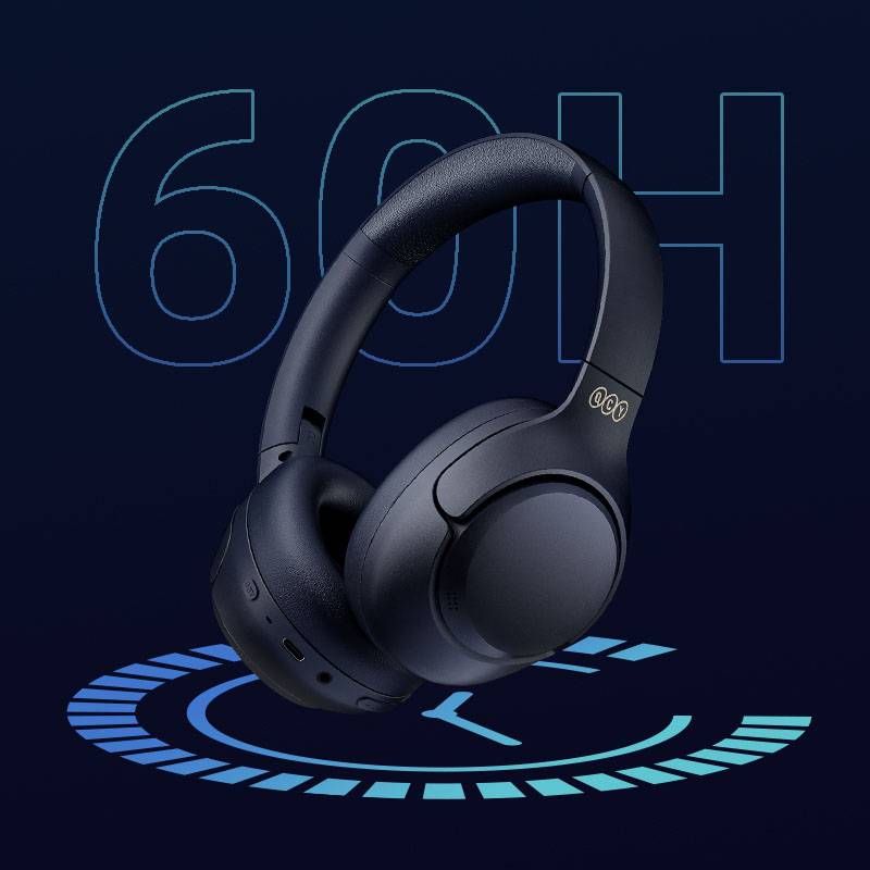 QCY-auriculares inalámbricos H3 ANC 43dB, cascos híbridos con cancelación  activa de ruido, Bluetooth 5,4