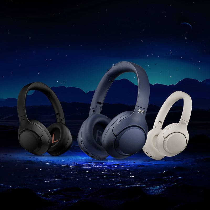  QCY Auriculares Bluetooth H3 ANC sobre la oreja, cancelación  activa de ruido Bluetooth 5.4 auriculares con micrófonos, sonido de audio  de alta resolución, conexión multipunto, reproducción de 60 : Electrónica